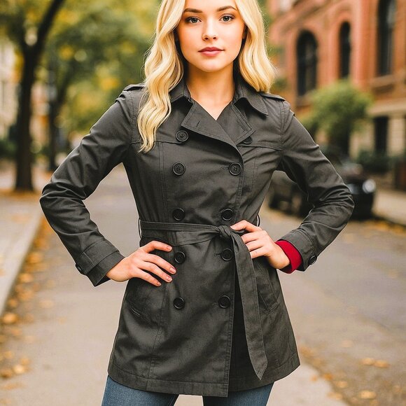 Free People Trench Coat Size 2 - Picture 2 of 8